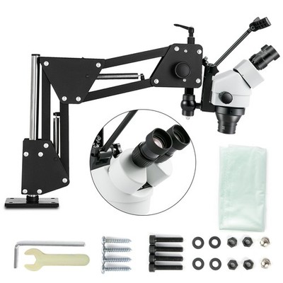 Micro Inlaid Mirror Multi-directional Microscope Jewelry Tools 0.7X-4.5X