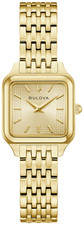 Bulova Sutton Square Champagne Dial Womens Watch 97L191