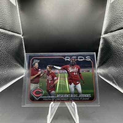 Topps Resilient Reds Rookies Elly De La Cruz black  CLEAR SSP /10 #133 Reds
