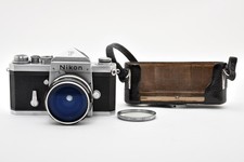  MINT Nikon F Eye Level Silver SLR Film Camera Nikkkor-H Auto 28mm f/3.5 JAPAN