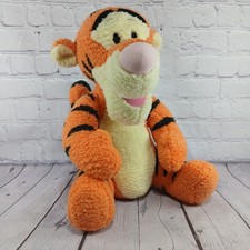 Fisher Price Disney Friends Tigger Plush 14" Tall 2001 Stuffed Animal Wooly Fur