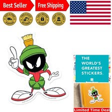 Iconic Marvin The Martian Vinyl Sticker - Perfect for Decor or Gifting