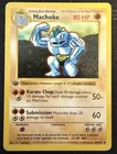 Pokémon Base Set Shadowless 1st Edition Machoke 34/102 1999 WotC Regular