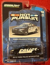 GREENLIGHT HOT PURSUIT 2012 FORD POLICE INTERCEPTOR SERIES 7.SEE COMBINED OFFERS