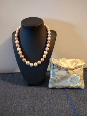 QVC Honora 12.0mm - 14.0mm Ming Cultured Pearl Sterling 18'' Necklace