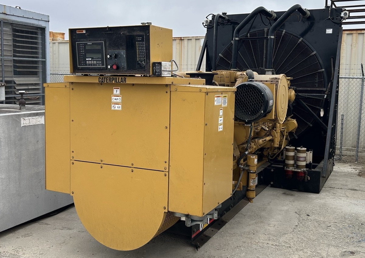 1250KW CAT 3512B 1810 HP AR197-9040 Diesel Gen 480V LoadBank