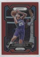 2023-24 Panini Prizm Red Prizm 255/299 PJ Washington Jr #117 19fe
