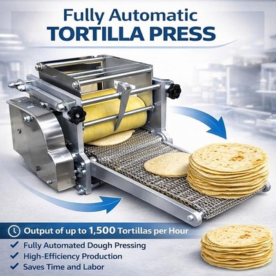 Automatic Corn Tortilla Maker Machine Mexico Corn Tortilla Maker Dia. 20CM Mold