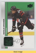 2023 Upper Deck Team Canada Juniors Women's WC Green Natalie Spooner READ 18nr