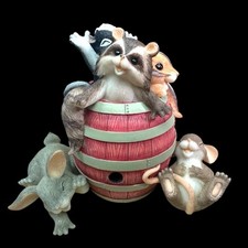 Charming Tails Our Friendship Is A Barrel of Laughs Fitz and Floyd *SIGNED*