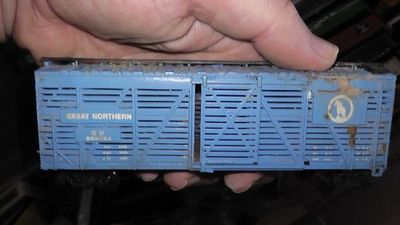 #ad ho freight train car great northern bachmann taiwan cattle stock car $33.00
