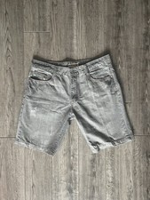 Vintage Y2K Diesel industries denim distressed gray shorts