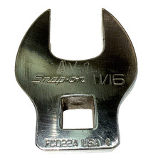 Snap-On 3/8” Drive USA SAE 11/16” Crowfoot Wrench FCO22A USA