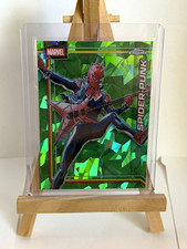 2026 Topps Chrome Marvel Sapphire Spider-Punk #166 Green Parallel 12/99