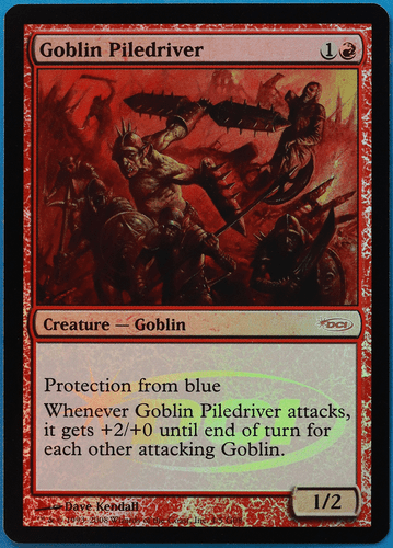 Goblin Piledriver (Judge Promo) FOIL NM MTG MAGIC CARD (495400) ABUGames - Picture 1 of 2