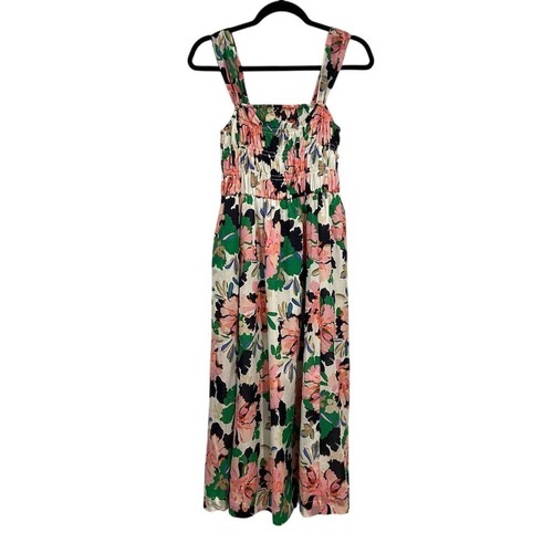 Tommy Hilfiger Women's Isla Floral Sleeveless Midi Dress Size 6 Pockets NWT