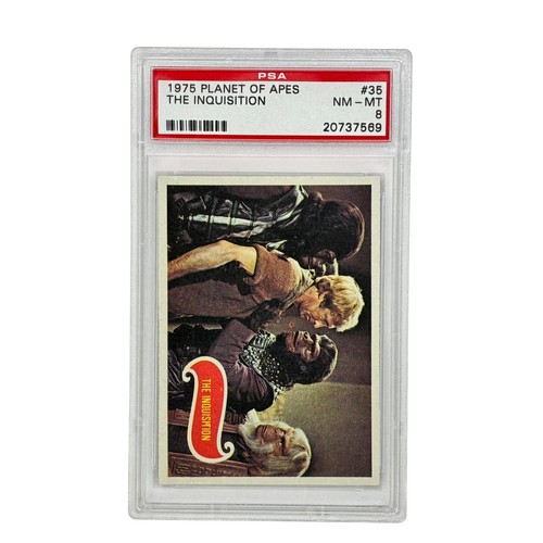 1975 Topps Planet of the Apes The Inquisition #35 PSA 8