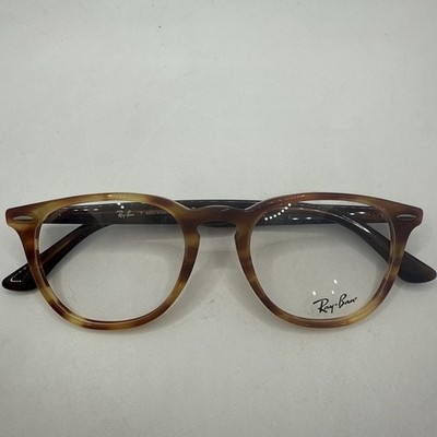 Ray-Ban Eyeglasses Frame RB7159 5799 Brown Horn Blue Full Rim 50-20-145 BB80