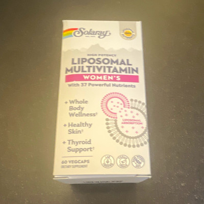 Solaray High Potency Liposomal Women s Multivitamin 60 VegCaps - Gluten-Free