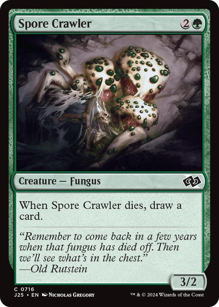 Spore Crawler 716 Common Foundations Jumpstart Magic: The Gathering Near Mint