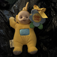 Eden Teletubbies Laa-Laa Stuffed Doll, Small 6-14 in Yellow 1998 Washable