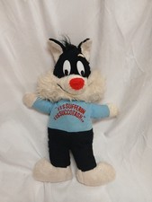 1971 Warner Bros Sylvester Cat 14" Plush BY MIGHTY STAR