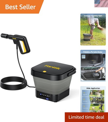 #ad Portable 220 PSI Cordless Pressure Washer with 5 in 1 Nozzle amp; 4000mAh Battery $269.99