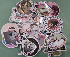 Lot of 52 Assorted Funny, Cute Possum Stickers  NEW  Decals