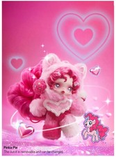 POP MART SKULLPANDA My Little Pony Series Plush Doll Pendant - Pinkie Pie New