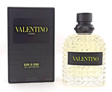Valentino Uomo Born In Roma Yellow Dream 3.4 oz EDT Spray Men New NO CELLOPHANE