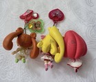 Pretty Cure (Precure) Keychain 3 pcs Mini Figure Japan Anime Bandai RARE EUC — photo 2