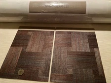 8YD MARK ALEXANDER Romo Lattice Mosaic Pimento Artisanal Wallpaper $2000 Retail