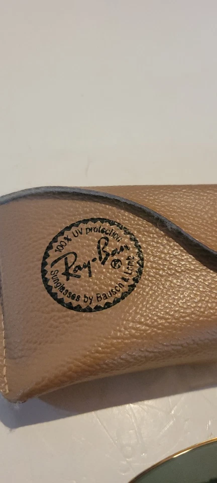 винтажный ray bans bausch & lomb авиатор солнцезащитные очки золотой металлической оправы L 0205 - Изображение 3 из 4