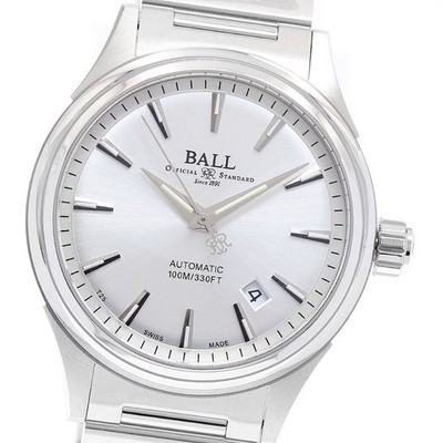BALLWATCH Fireman Victory NM2098C-S3J-SL Date Silver Dial Automatic Men's_935397
