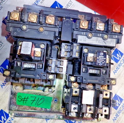 Allen Bradley 505-AOD Size 0 5HP 600VAC 3 Phase Reversing Starter TESTED S710