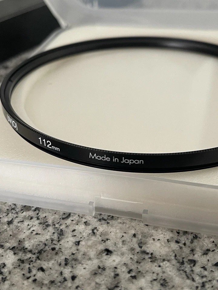 Hoya 112mm EVO Antistatic UV Filter GREAT CONDITION 🚨 Please READ MADE IN JAPAN - Image 4 of 4
