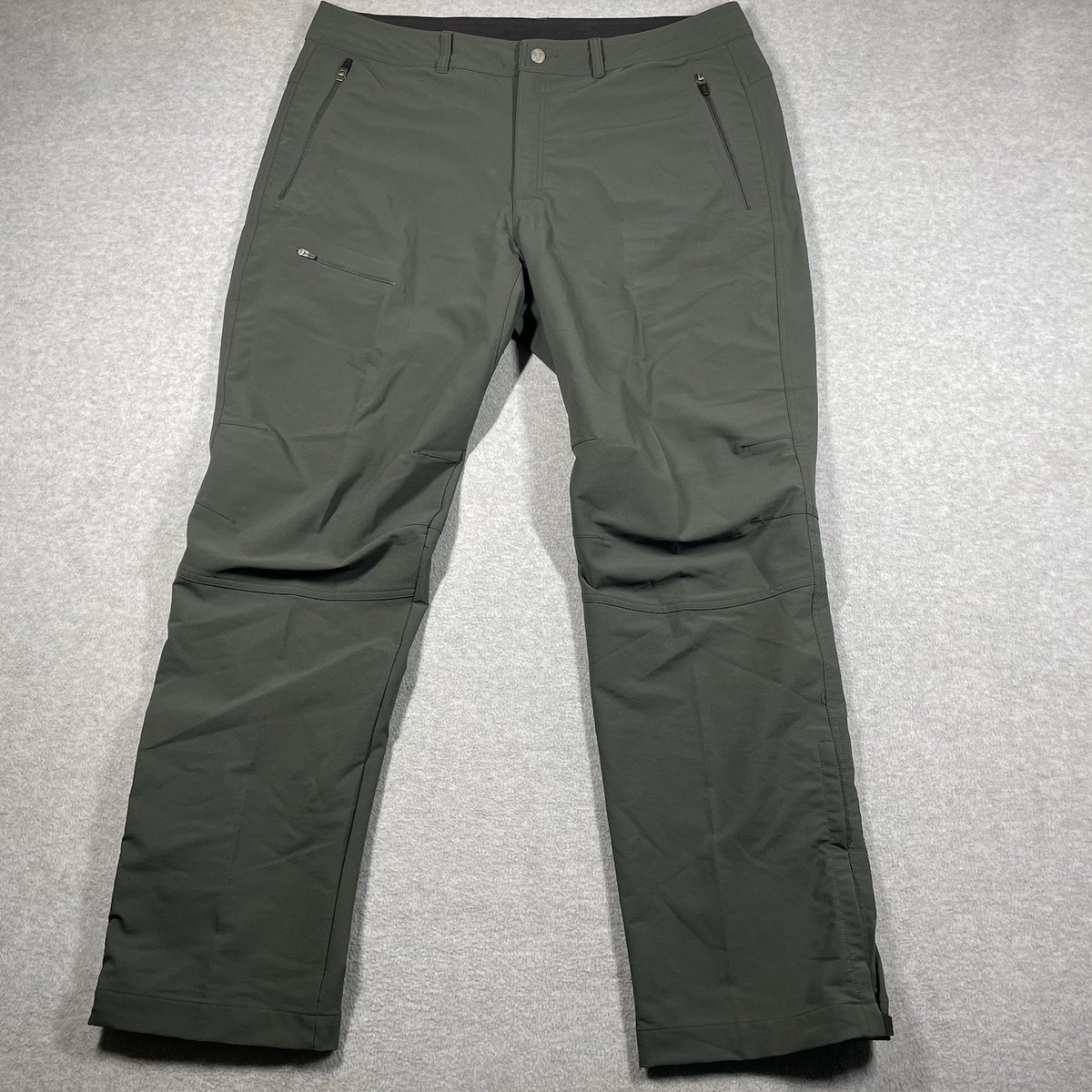rei様 REI Co Op Pants Mens 40x33 (fit 40x32.5) Gray Cargo Pants Solid