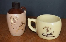 VTG SEAFORTH Men's Talc Powder (ALMOST FULL OR FULL) & Shaving Mug w/ Soap