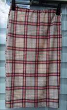 PRETTYLITTLETHING  WOMEN'S CHECK PRINT MIDI SKIRT SIZE 14