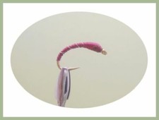 Claret Buzzers, Trout Fishing Fly, 8 Pack Simple ClaretBuzzers, Mixed 10 to 16