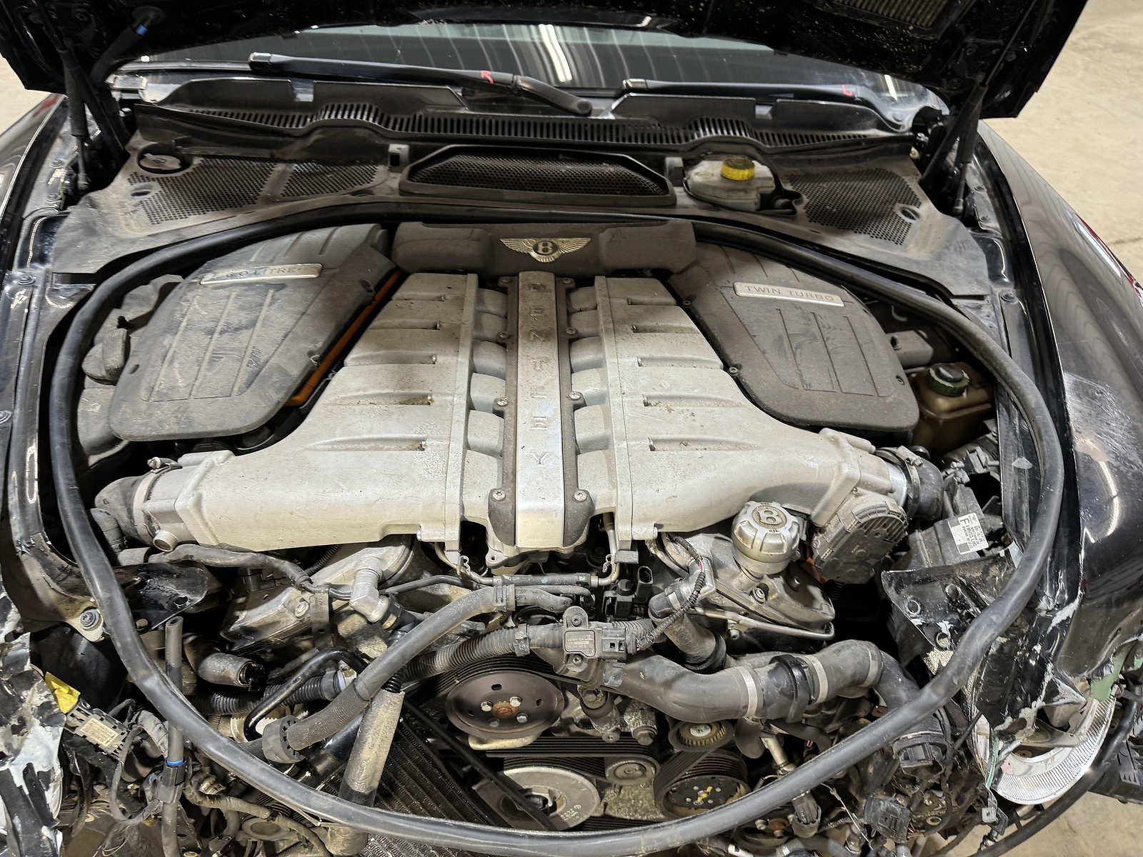 2009 BENTLEY CONTINENTAL ENGINE MOTOR 6.0 WITH TURBOS AWD 102,461 MILES