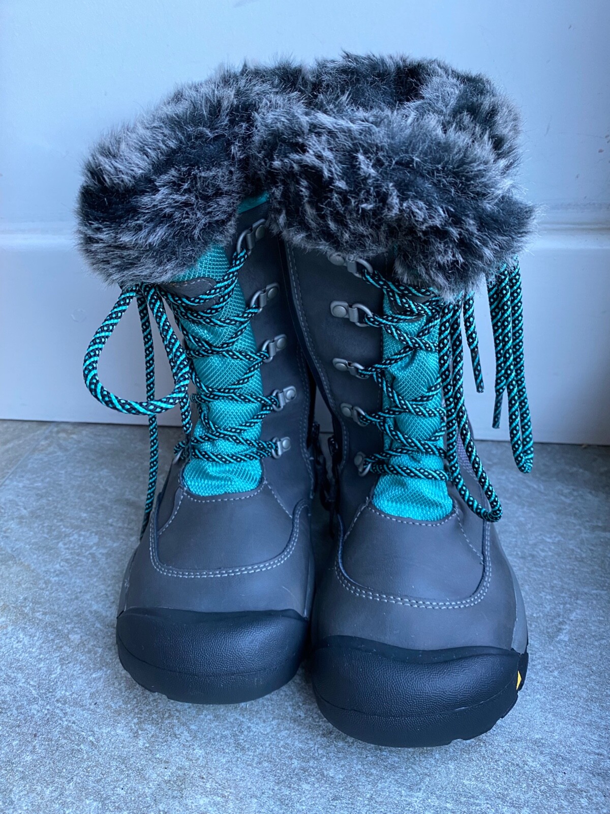 Keen stivali Kelsey 1 UK (34) ragazze magenta laguna usati buone condizioni