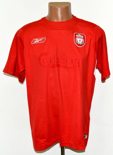 CAMISETA DE FUTBOL LOCAL LIVERPOOL INGLATERRA 2004/2005/2006 GERRARD #17 S - Imagen 2 de 11