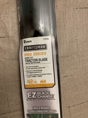 Genuine CRAFTSMAN 42'' EZ BLADE CHANGE 2 Pack 70785 Hi Lift Models 98641 & 98642