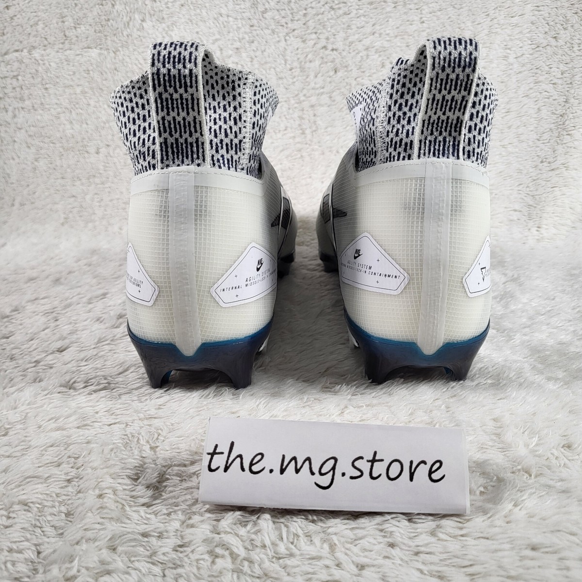 Nike Alpha Menace Elite 3 White Black College Navy CT6648 102 Size 10 Size 10 Nike Alpha Menace Elite 3 White Black College Navy  main image 4