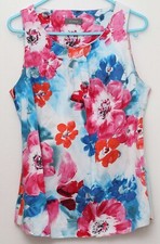 Et vous cap sleeved crew neck floral patterned size 8 worn