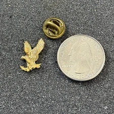 USAF United States Air Force Falcons Small Gold Tone Pin Pinback #48285