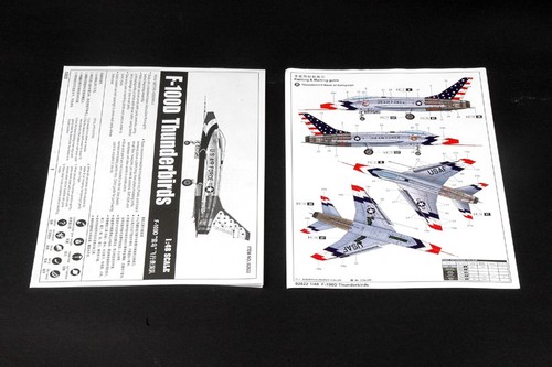 Trompetista 02822 1/48 F-100D en librea de Thunderbirds - Imagen 4 de 8