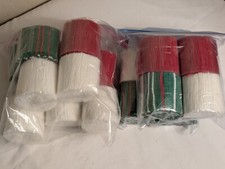 Lot Of 19 Rolls Of 4" PreCut Yarn Acrylic Latch Hook Asst Colors Made In USA