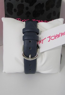 Betsey Johnson Crown Jewels Watch Rhinestone Blue Silver NWT  display picture 1
